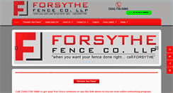 Desktop Screenshot of forsythefence.com